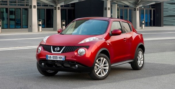 Nissan Juke - vue de 3/4 avant
