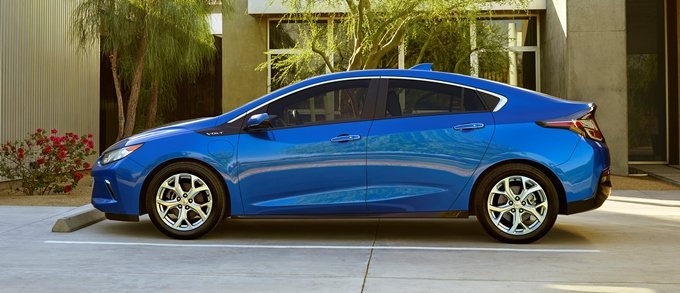 Chevrolet Volt 2016 - vue de profil