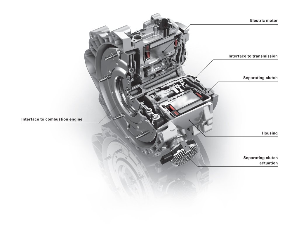 ZF 8DT - Porsche PDK 8 - moteur électrique hybride