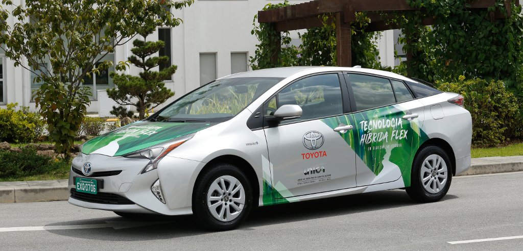 Toyota Prius hybride Flexfuel Brésil