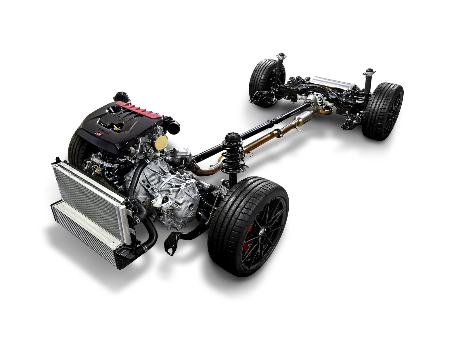Toyota GR Yaris - groupe motopropulseur, échappement, transmission et suspensions