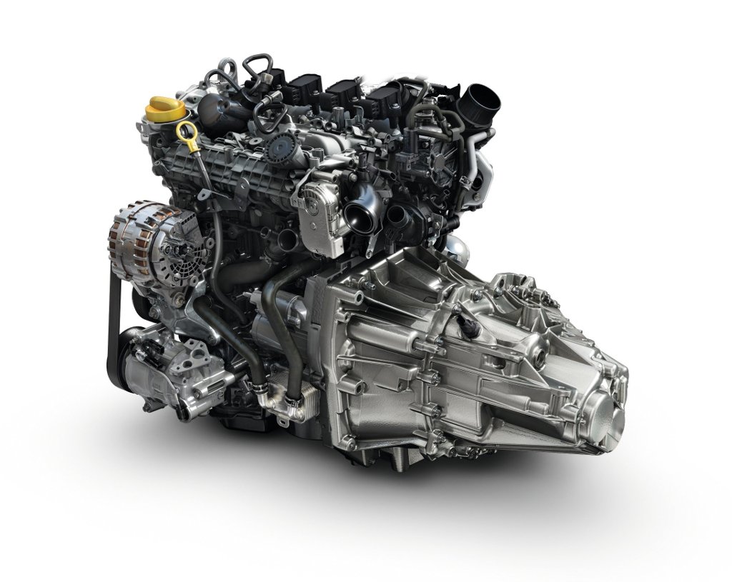 Renault 1.3l TCe / Mercedes A 200 - vue globale du moteur