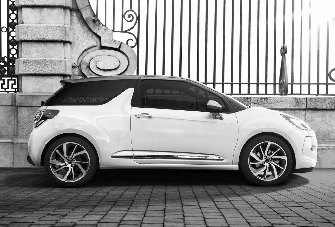 Citroën DS 3 restylée 2014 - vue de profil