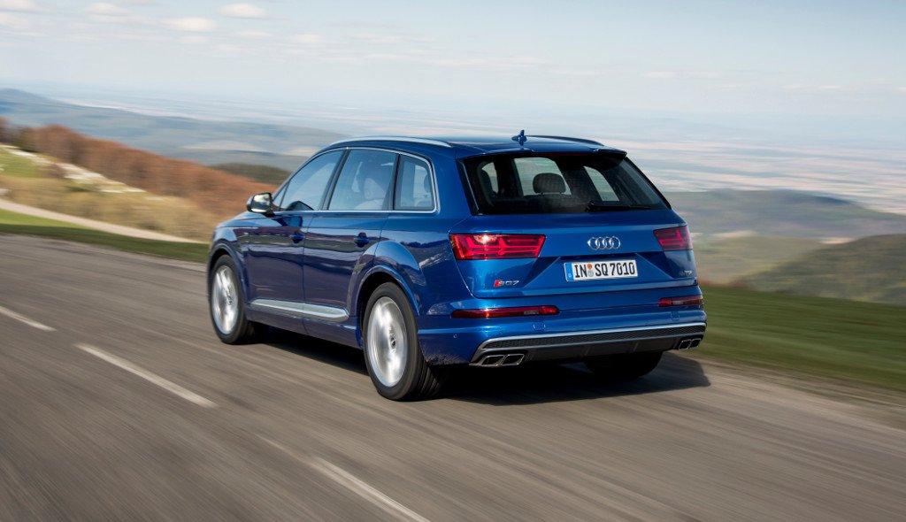 Audi SQ7 TDI - vue de trois quart arrière