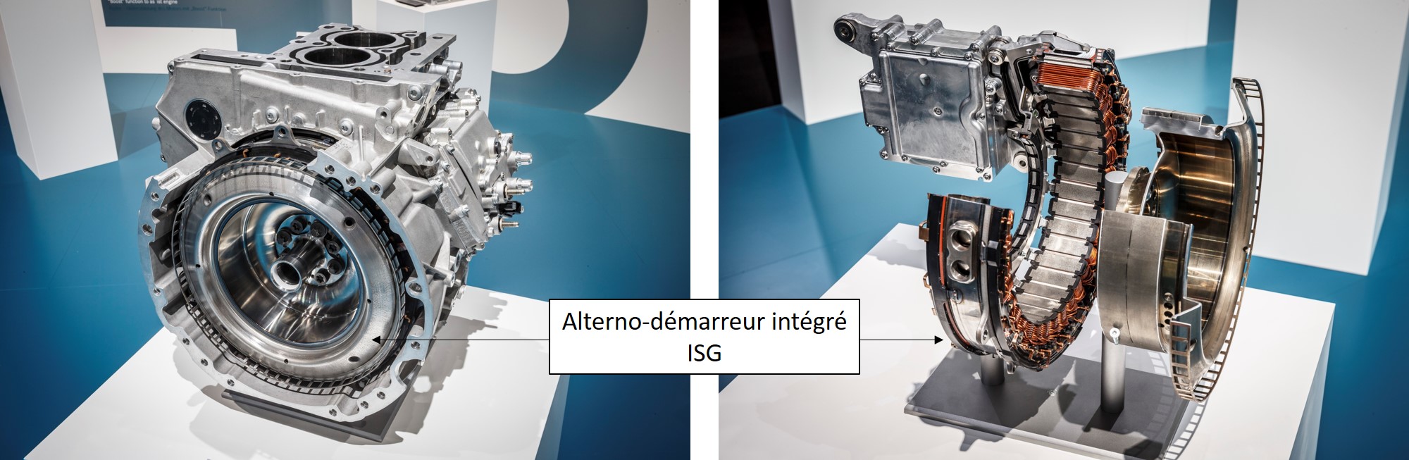 Mercedes OM654 - alterno-démarreur intégré ISG 48V