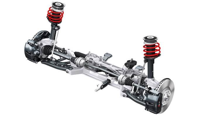 Audi S3 - suspension type MacPherson
