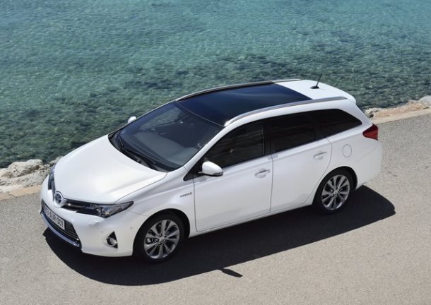 Toyota Auris Touring Sports - vue d'oiseau