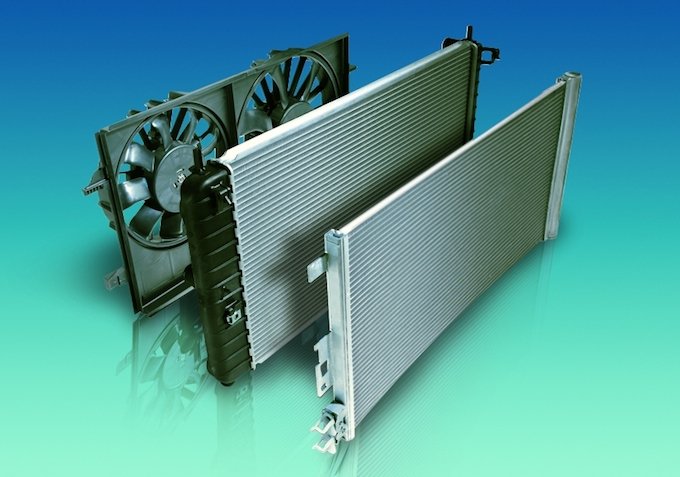 Condenseur ventilateurs radiateur Delphi