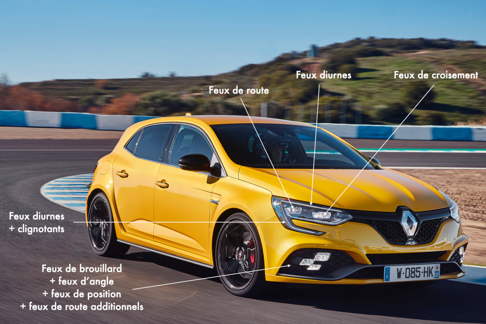 Feux avant Mégane 4 R.S.
