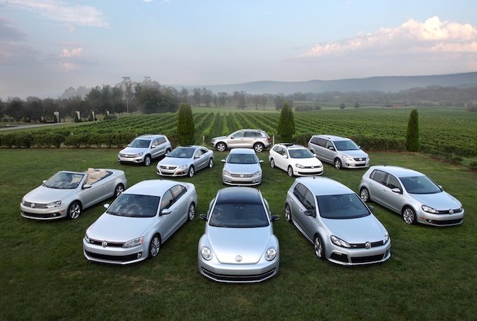 Gamme Volkswagen Etats-Unis 2012