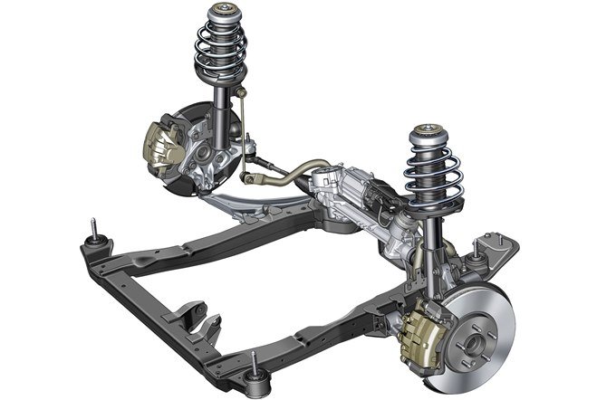 Opel Zafira Tourer - suspension MacPherson
