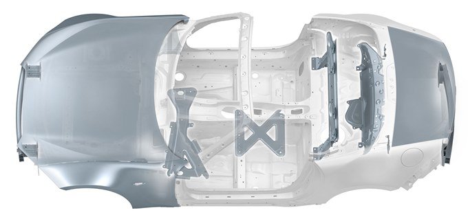 Mazda MX-5 - usage de l'aluminium pour le châssis