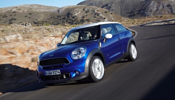 Mini Paceman - vue de trois quart avant
