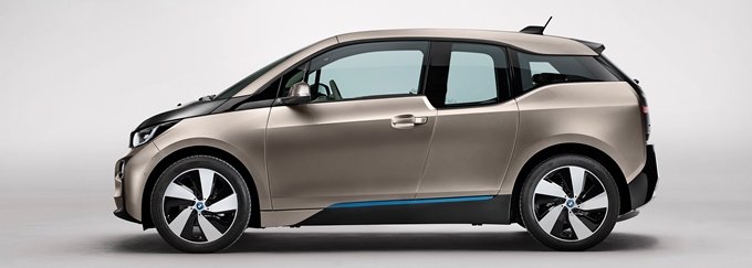 BMW i3 - vue de profil, vue de côté