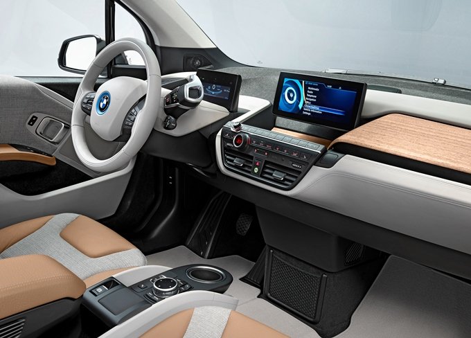 BMW i3 - vue du poste de conduite