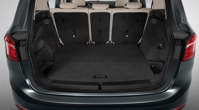 BMW Série 2 Gran Tourer - coffre configuration 5 places