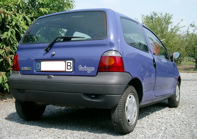 Renault Twingo 1993 - première génération - vue de derrière