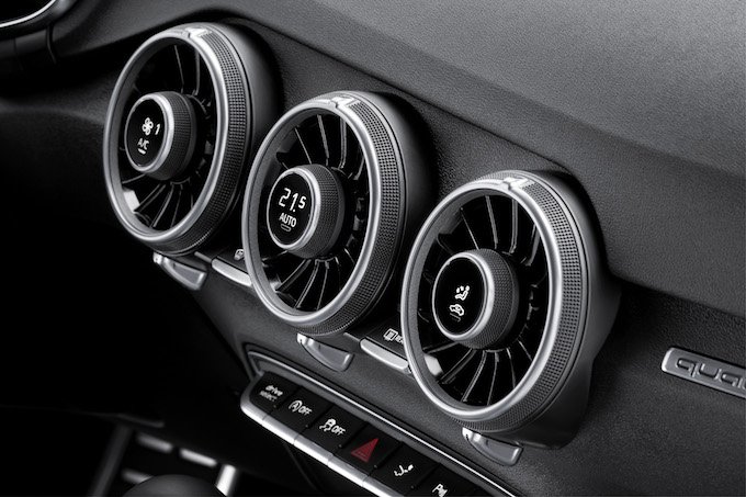 Audi TT 2015 - grilles de ventilation - climatisation