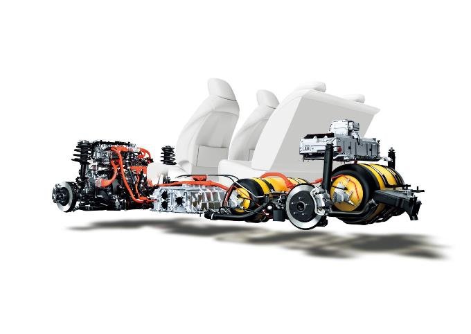 Toyota Mirai - éléments de la pile à combustible PAC