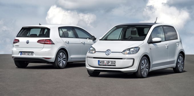 Volkswagen e-up! et e-Golf